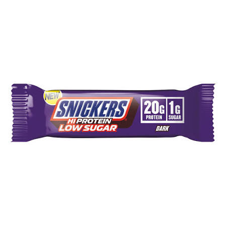 Snickers Dark Chocolate Low Sugar High Protein Bar 57Gm