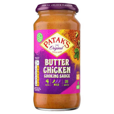 Pataks Butter Chicken Cooking Sauce 450Gm