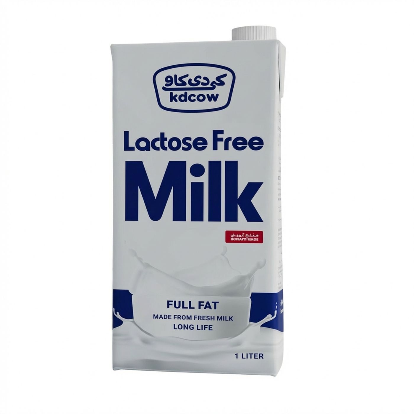 Kdcow Full Fat Long Life Lactose Free Milk 1Ltr