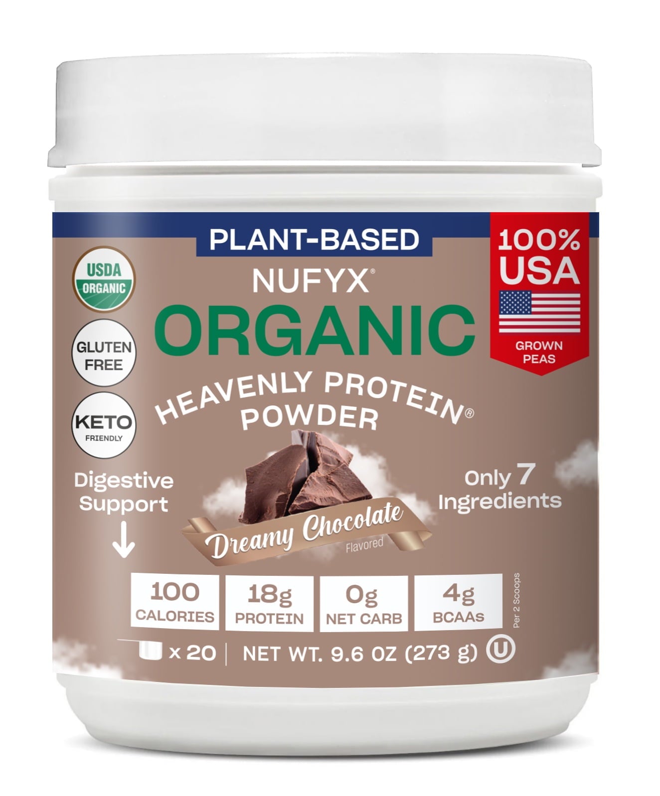 Nufyx Dreamy Chocolate 20 Scoops Protein Powder 273Gm