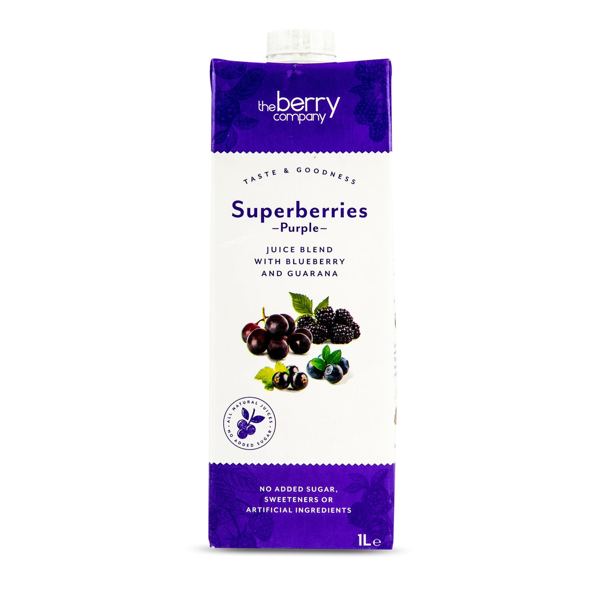 The Berry Company Superberries Purple No Added Sugar Juice 1Ltr
