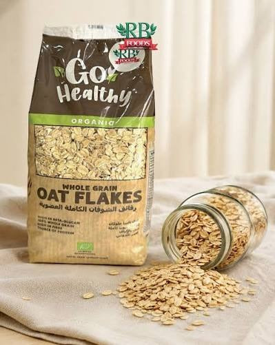 Rb Foods Go Healthy Whole Grain Oat Flakes 500Gm