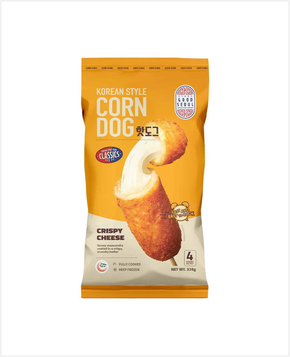 Good Seoul Cheese Korean Style Corn Dog 320Gm