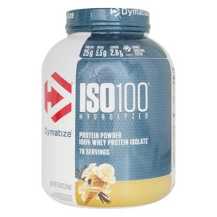Iso100 Gourmet Vanilla Hydrolyzed Protein Powder 2.3Kg