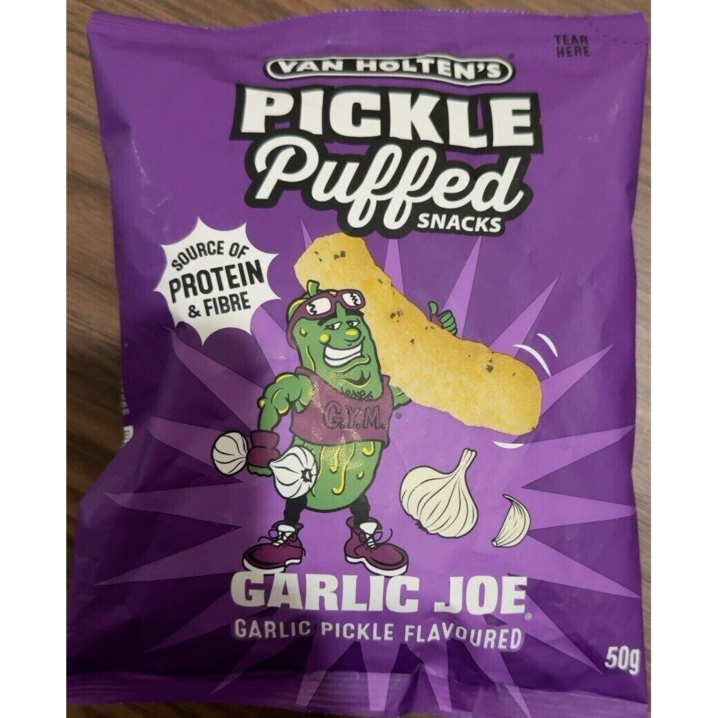 Van Holten's Garlic Joe Protein Puffs 50Gm