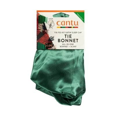 Cantu Green Satin Tie Bonnet 1Pc