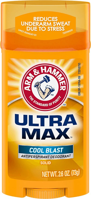 Arm And Hammer Ultra Max Cool Blast Antiperspirant Deodorant 73Gm