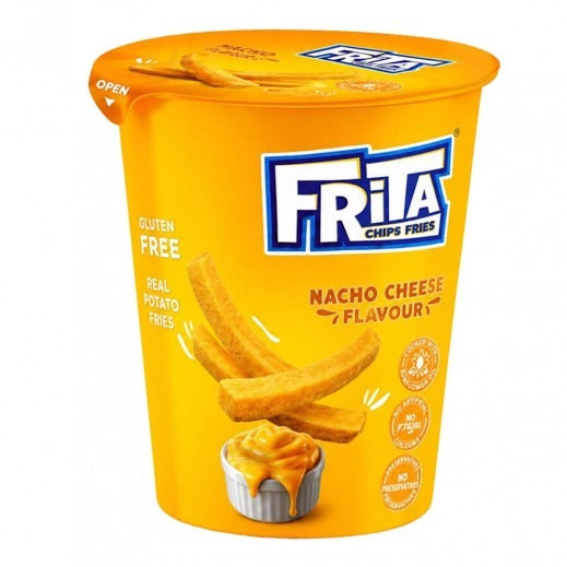 Frita Nacho Cheese Real Potato Fries 40Gm