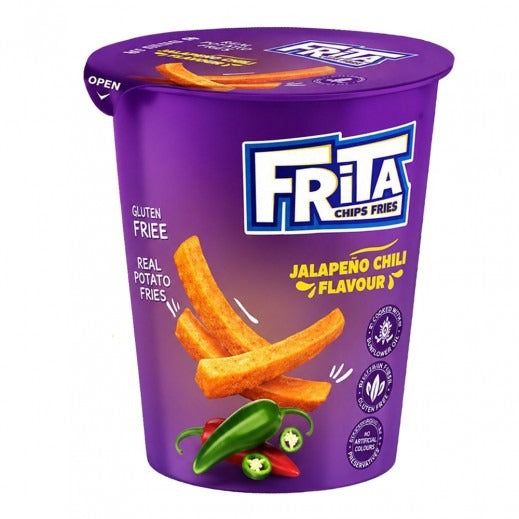 Frita Jalapeno Chilli Real Potato Fries 40Gm