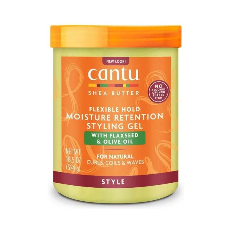 Cantu Flaxseed And Olive Oil Moisture Retention Styling Gel 524Gm