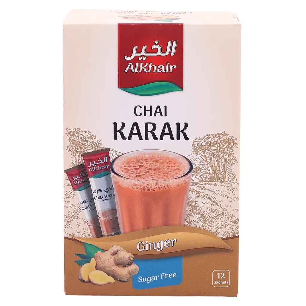 Al Khair Sugar Free Chai Karak Ginger 180Gm