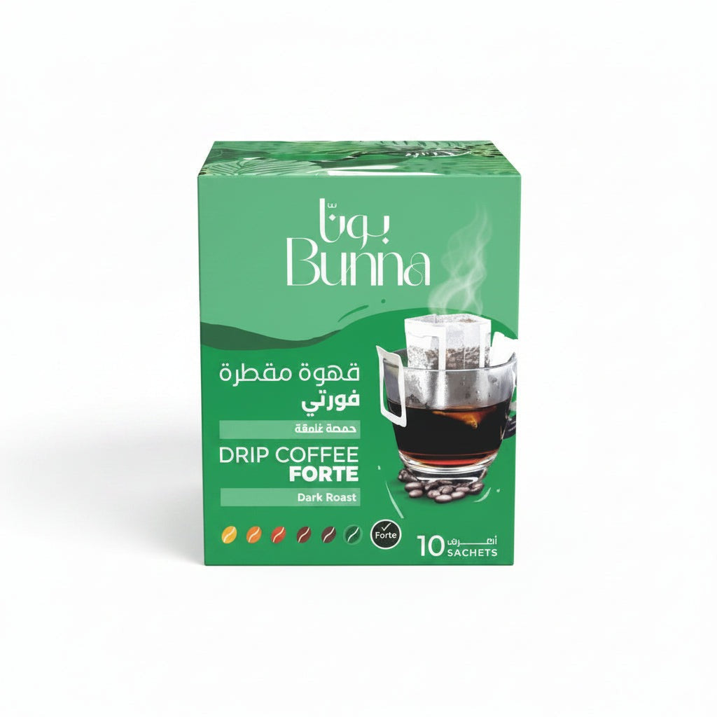 Bunna Forte Medium Roast Drip Coffee 10Gm