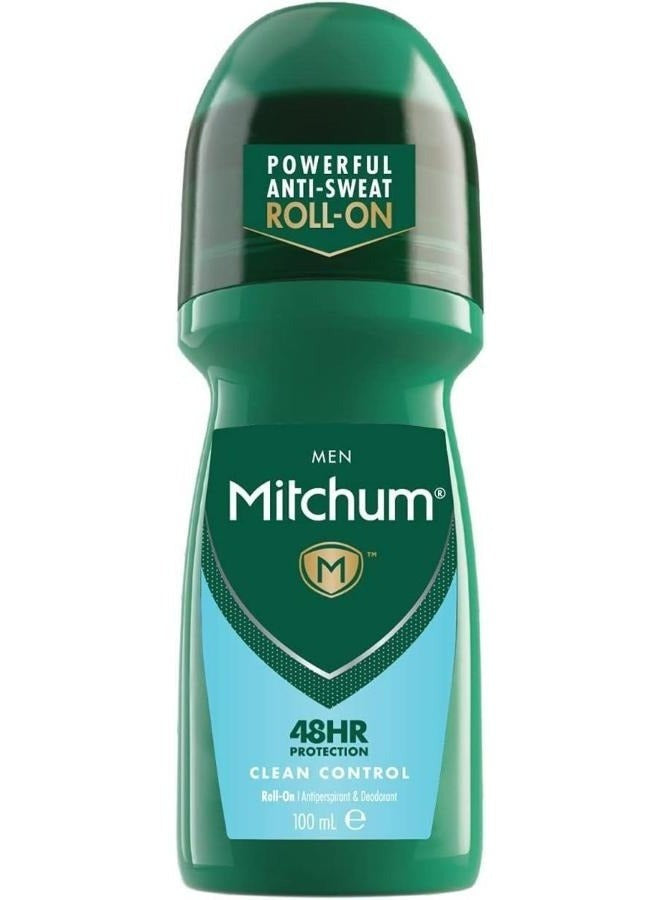 Mitchum Roll Invisible Clean Control Roll On 100Ml