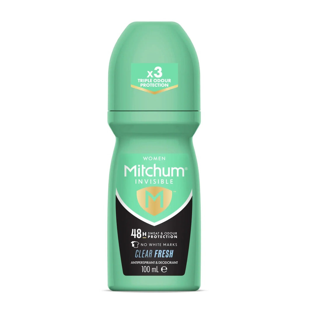 Mitchum Roll Invisible Clear Fresh Roll On 100Ml