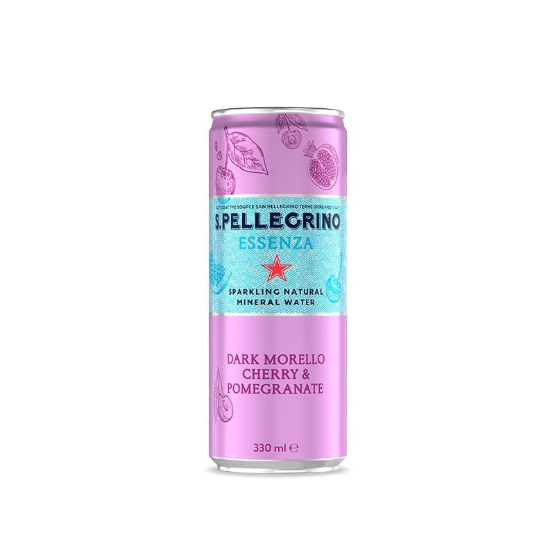 S.Pellegrino Cherry And Pomegranate Essenza Sparkling Water 330Ml