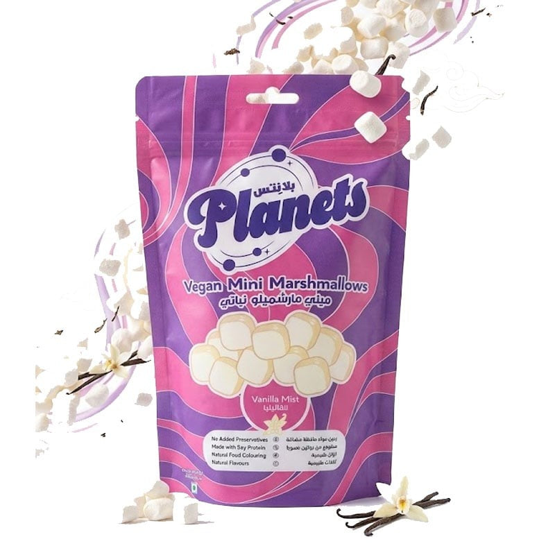 Planets Vanilla Flav Vegan Marshmallow 60Gm