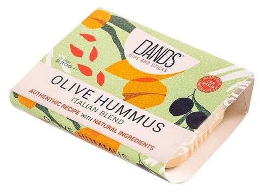 Dands Olive Hummus 230Gm