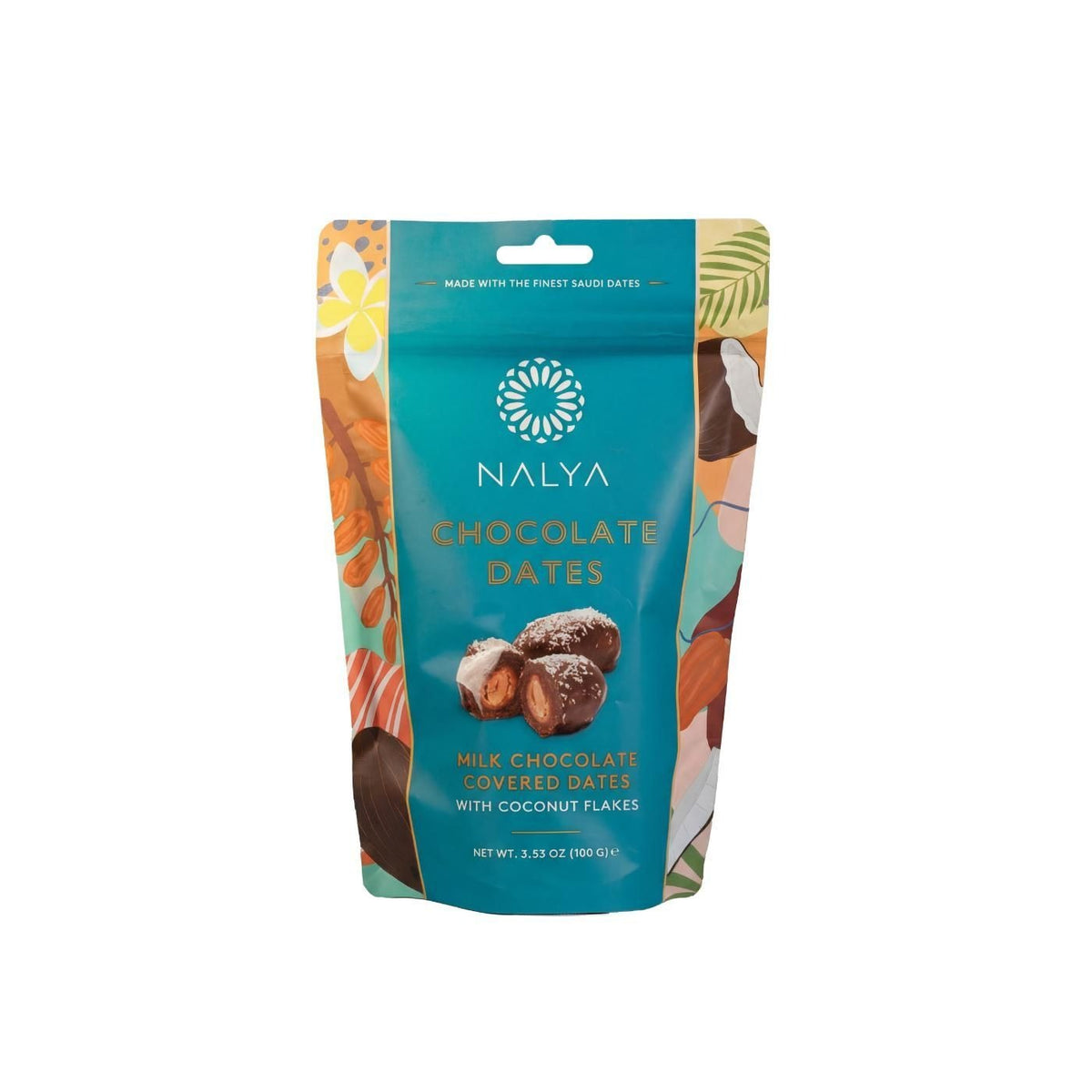 Nalya Milk Chocolate With Coconut Flakes Chocolate Dates 100Gm