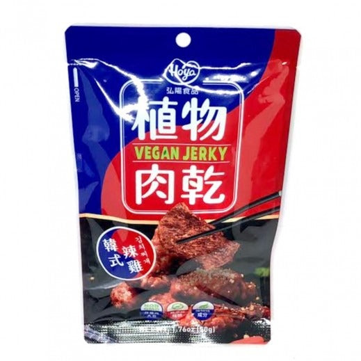 Hoya Korean Hot Chicken Vegan Jerky 50Gm