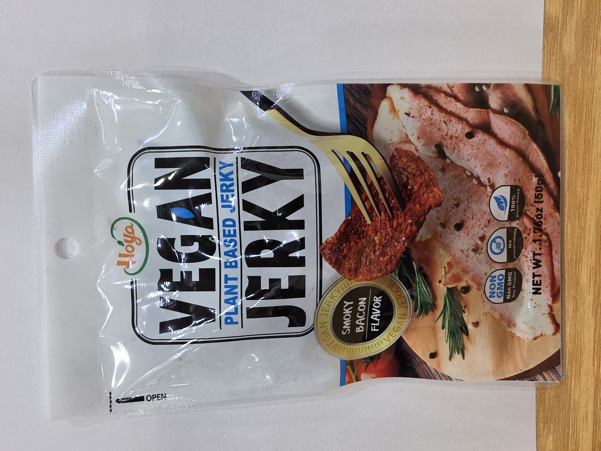 Hoya Smoky Bacon Vegan Jerky 50Gm