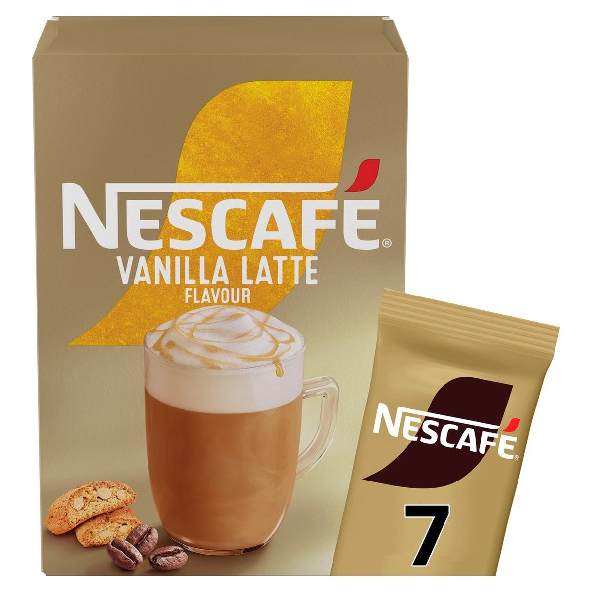 Nescafe Vanilla Coffee Latte Sachets 129.5Gm