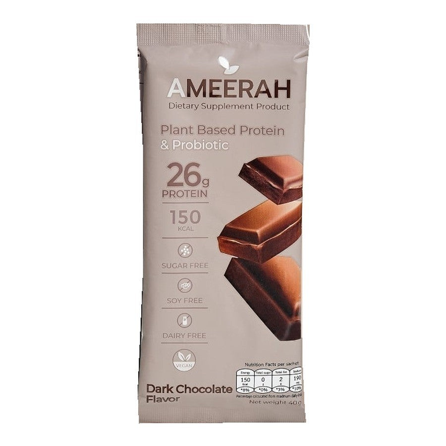 Ameerah Dark Chocolate Plant Based Protein Powder 40Gm