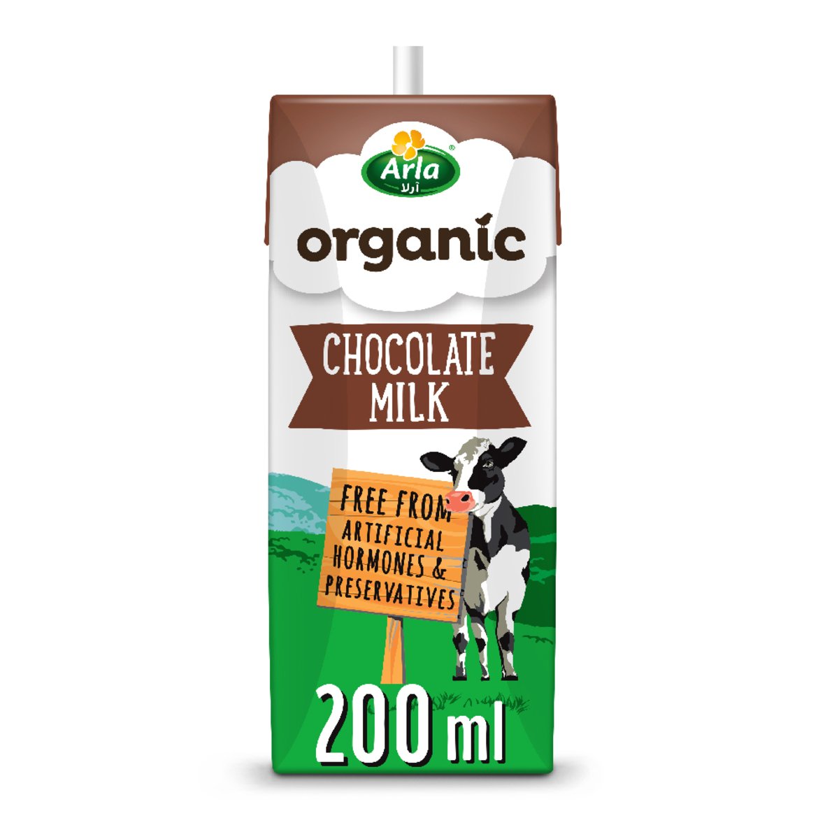 Arla Uht Chocolate Low Fat Organic Milk 200Ml