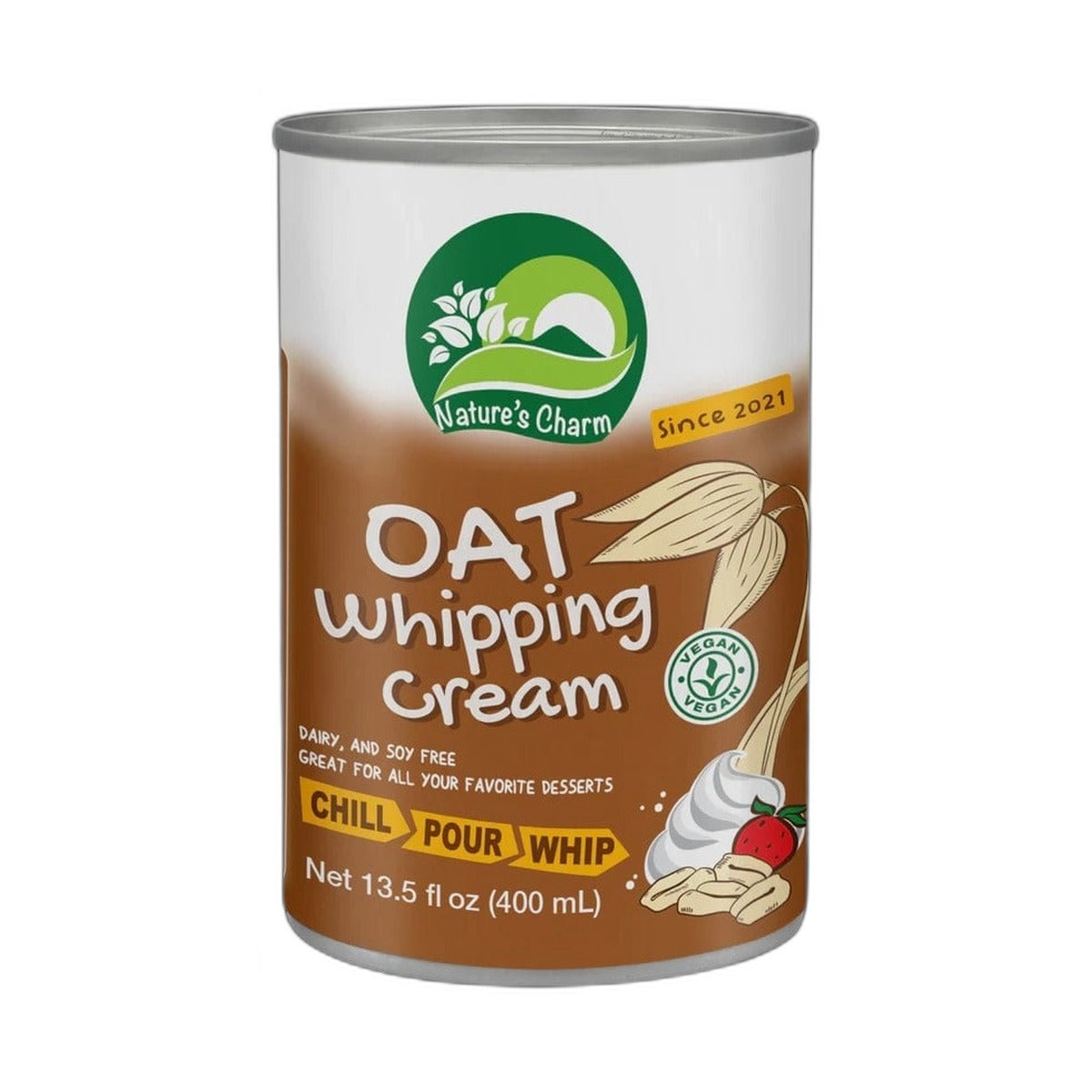 Nature Charm Vegan Oat Whipping Cream 400ml