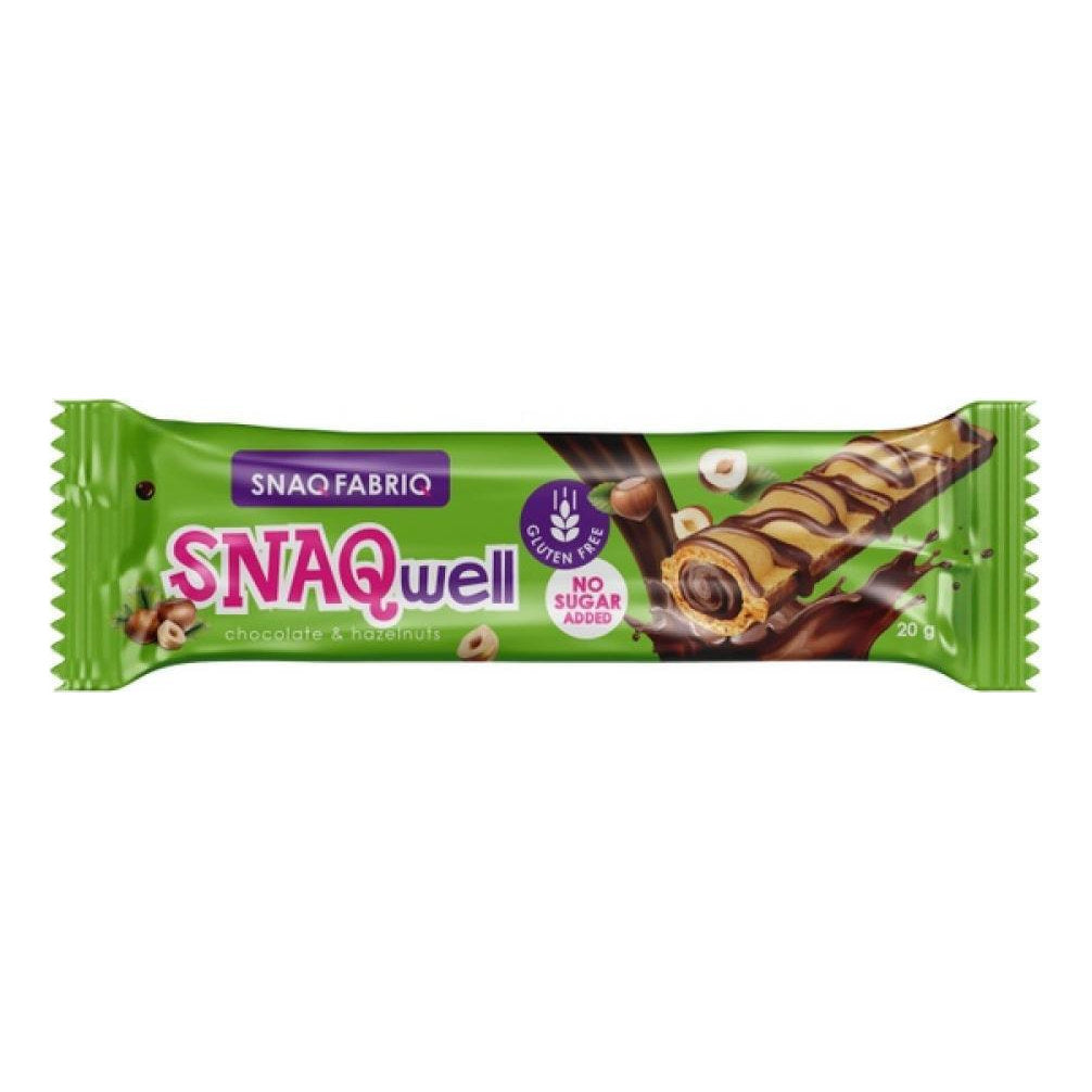Snaq Fabriq Chocolate Hazelnut Cream Wafer Bar 20g