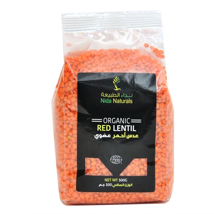 Nida Naturals Red Lentil 500Gm