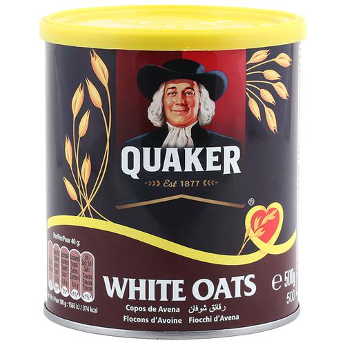 Quaker Foil Bag White Oats 500Gm