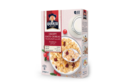 Quaker Crispy Cranberry Oats Cereal 400Gm