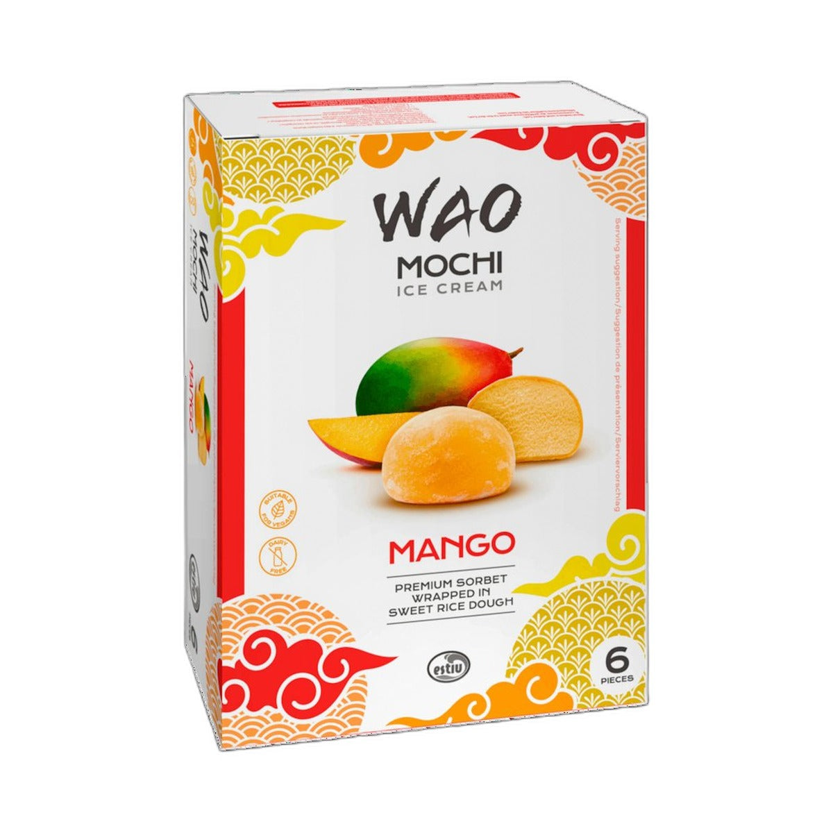 Wao Mochi Mango Ice Cream 216ml