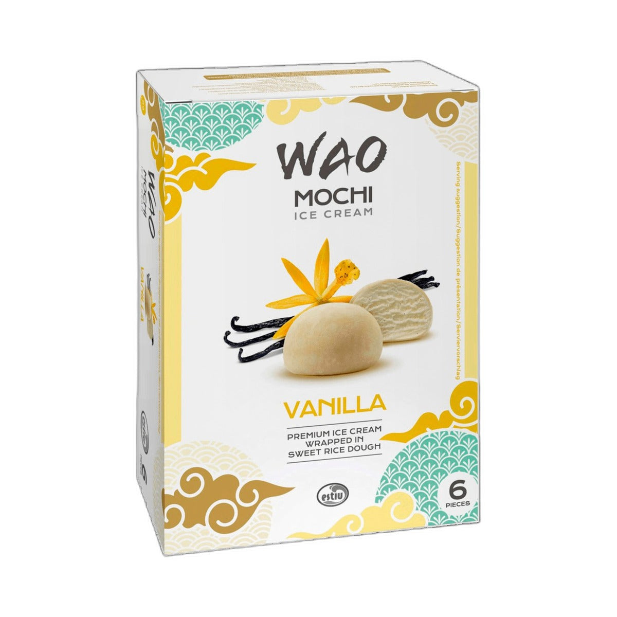 Wao Mochi Vanilla Ice Cream 216ml
