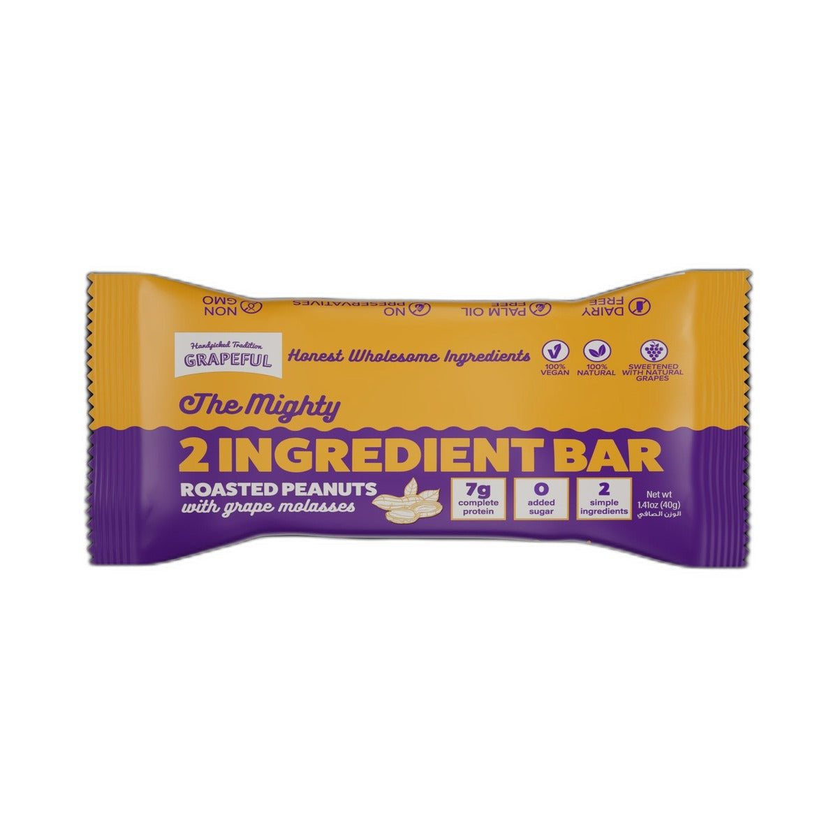 Grapeful Mighty 2 Roasted Vegan Peanut Bar 40g