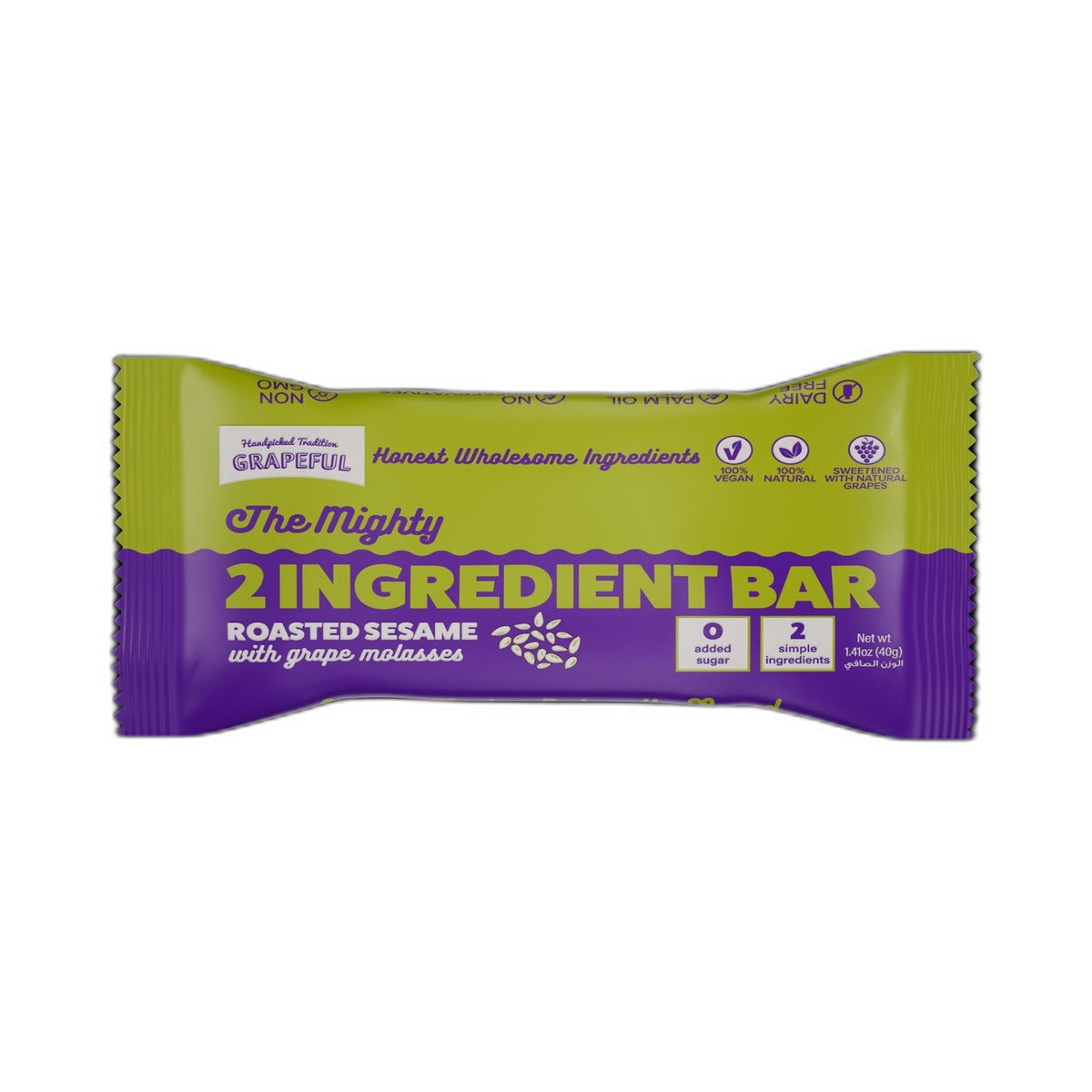 Grapeful Mighty 2 Roasted Vegan Sesame Bar 40g