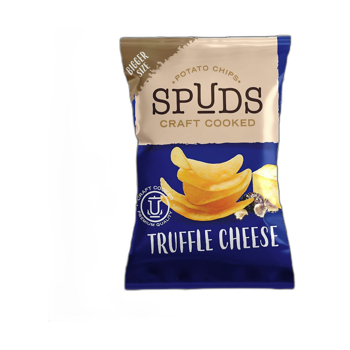 Spuds Truffle Cheese Craft Cooked Potato Chips 145Gm