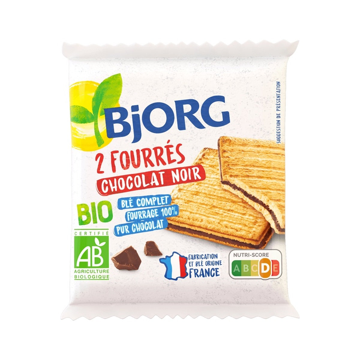 Bjorg Dark Chocolate Organic Biscuit 50Gm