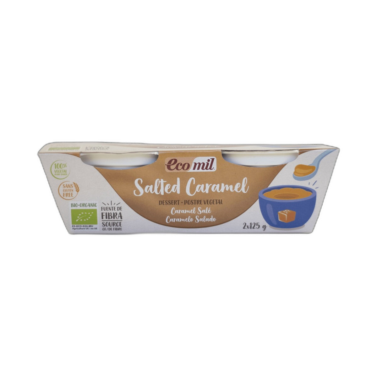 Ecomil Organic Caramel Custard Salé 125g