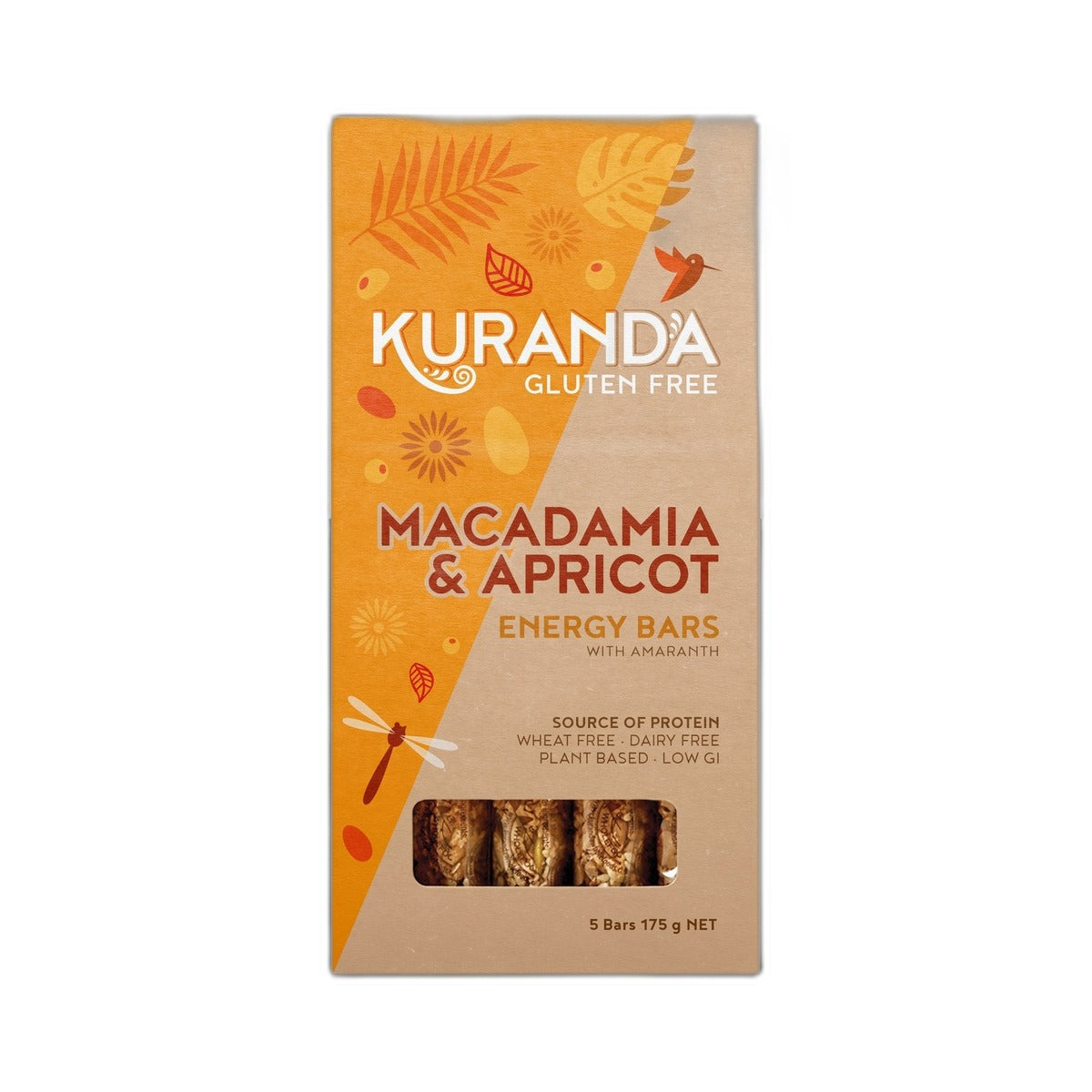 Kuranda Macadamia & Apricot Multipack Energy Bars 175Gm