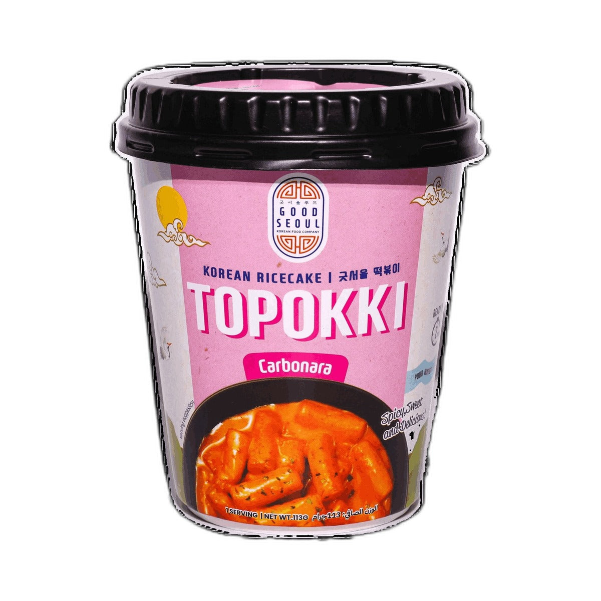 Good Seoul Topokki Carbonara Korean Rice Cake 113Gm