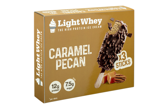 Light Whey Caramel Pecan Bar (3Pcs) Ice Cream 360Ml