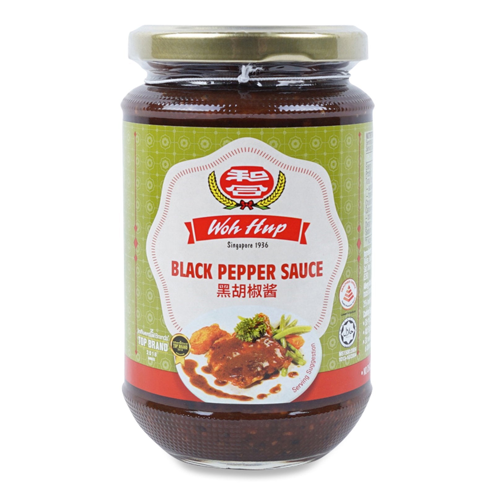 Woh Hup Black Pepper Sauce 340G