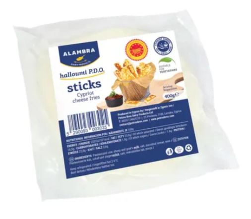 Alambra Halloumi P.D.O Cheese Sticks 400gm