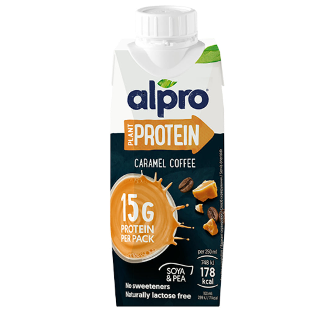 Alpro Caramel Coffee Soya Protein Drink 250Ml