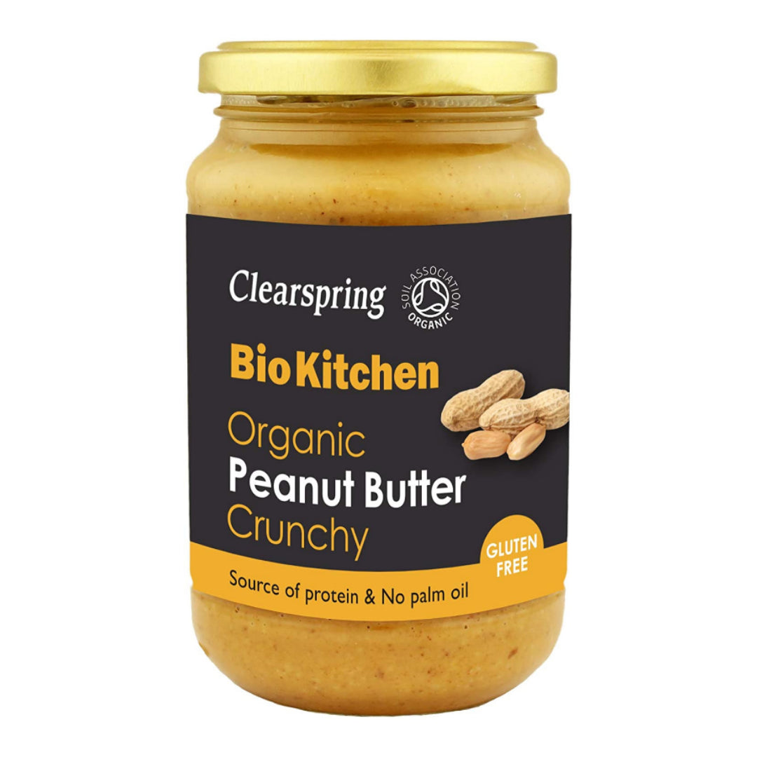 Clear Spring Org Gf Crunchy Peanut Butter 350Gm