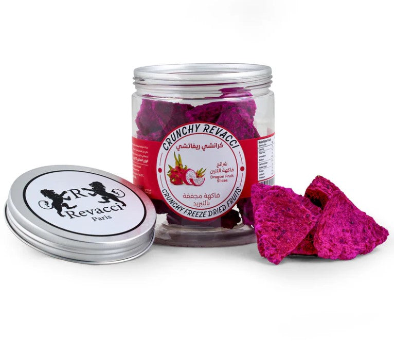 Crunchy Revcacci Freeze-Dried Dragon Fruit Slices 50Gm