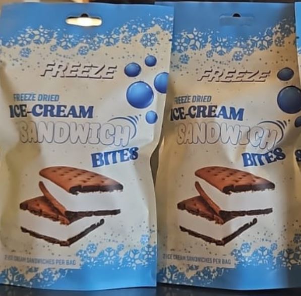 Freeze Dried Ice Cream Sandwich Bites