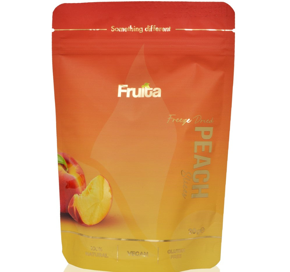 Fruita Freeze Dried Peach Slices Vegan Hsquare Kuwait
