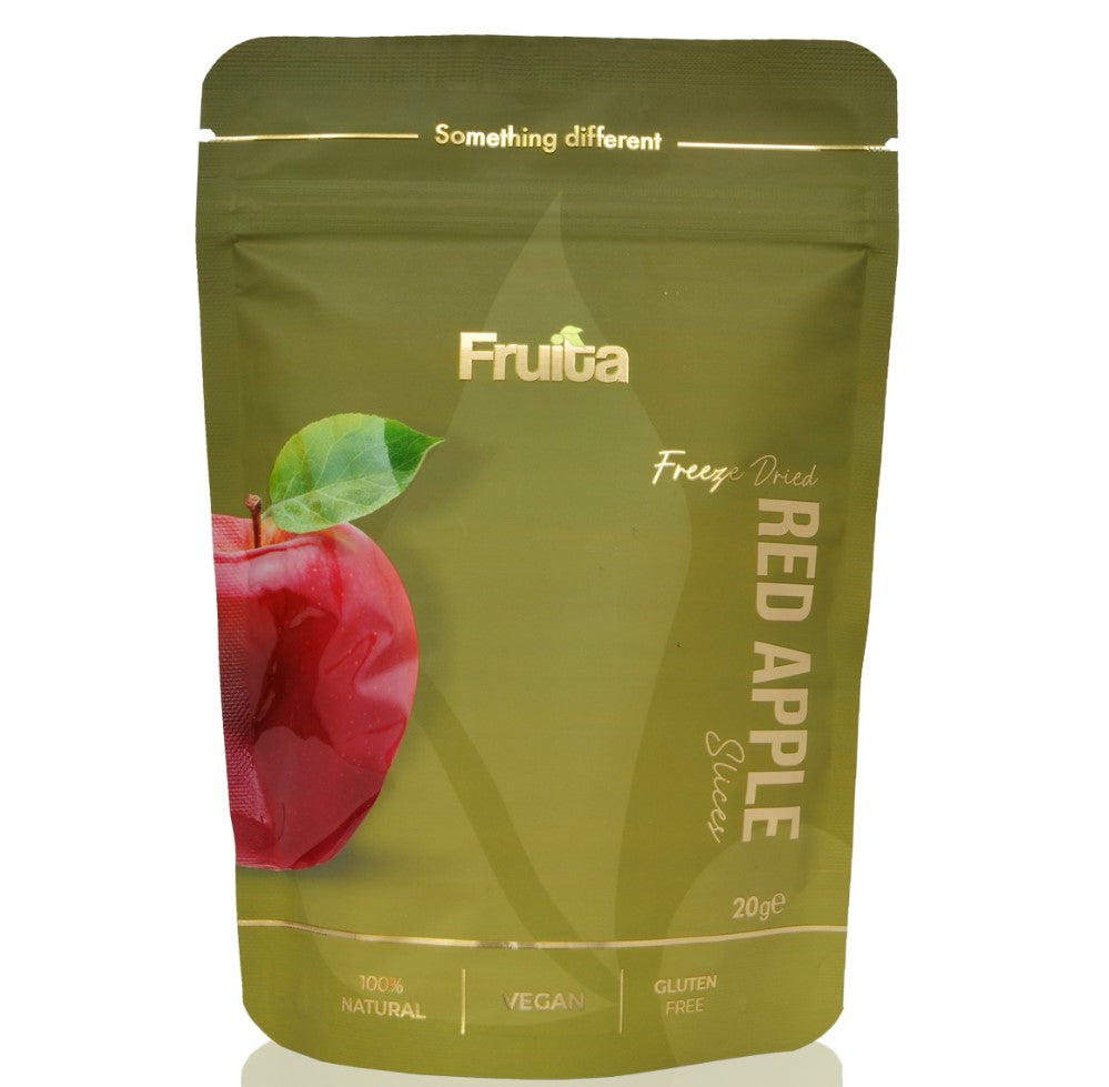 Fruita Freeze Dried Red Apple Slices Vegan Hsquare Kuwait